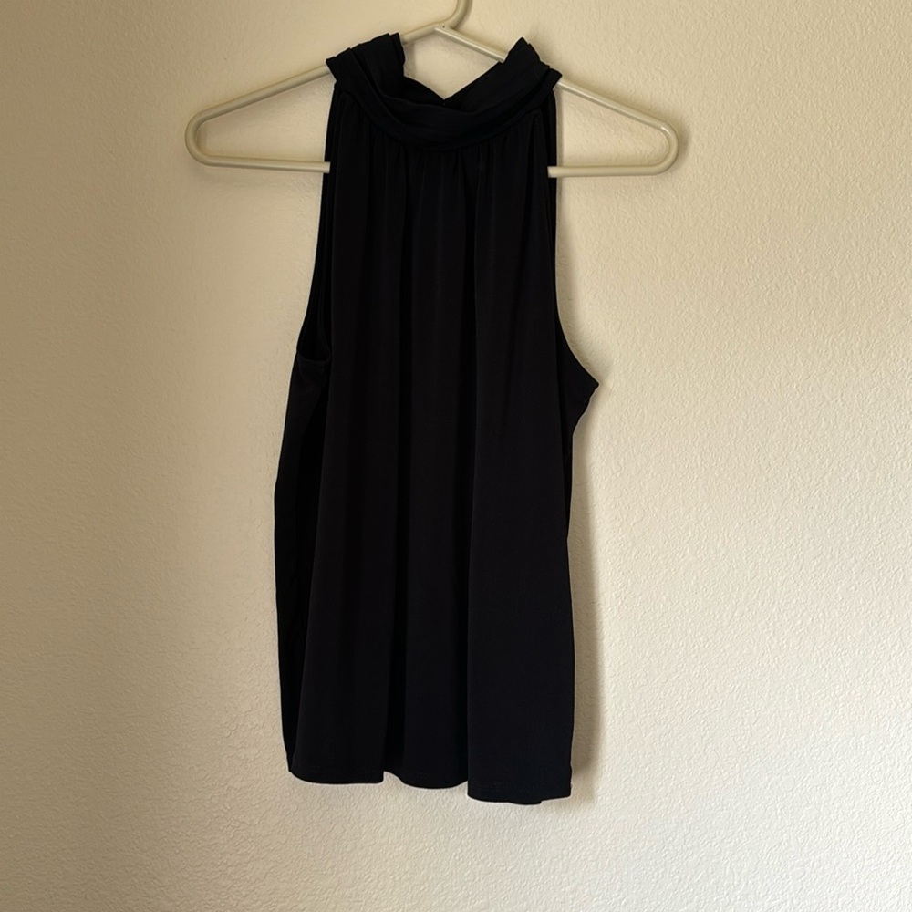 Small black halter top